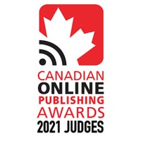 Canadian Online Publishing Awards Logo